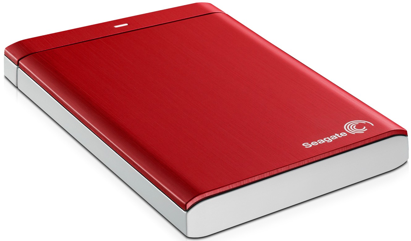 Seagate Backup Plus 1 TB Extern hårddisk (röd)