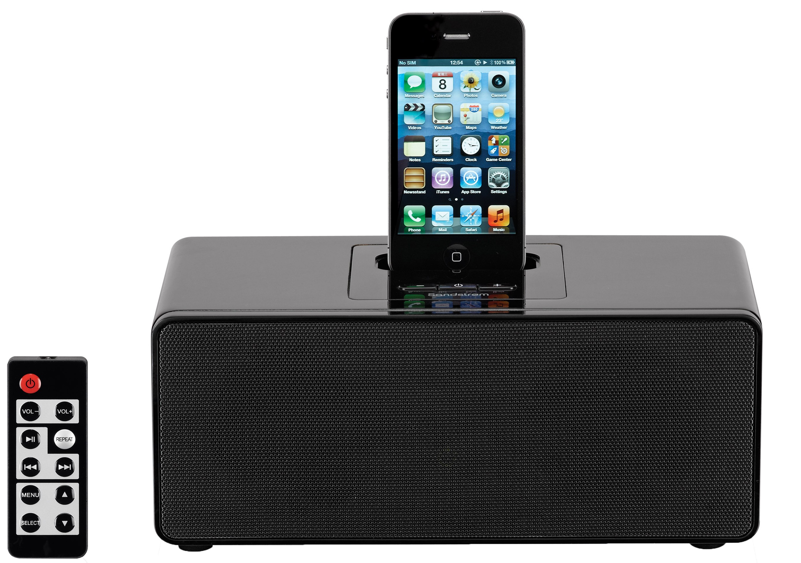 Sandstrøm docking station SIPHGB12E (Sort)