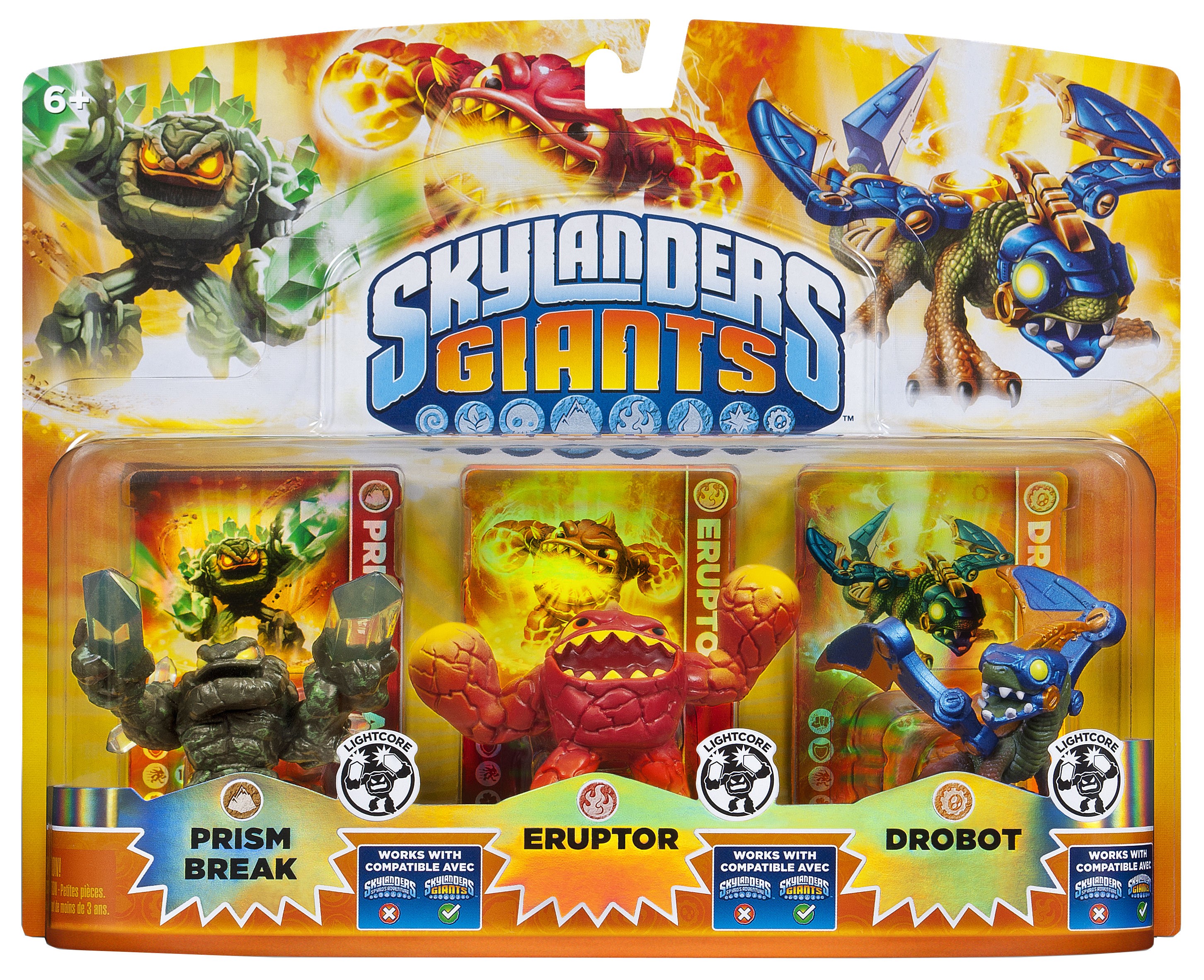 Skylanders Giants Figurer: Prism Break, Eruptor, Drobot