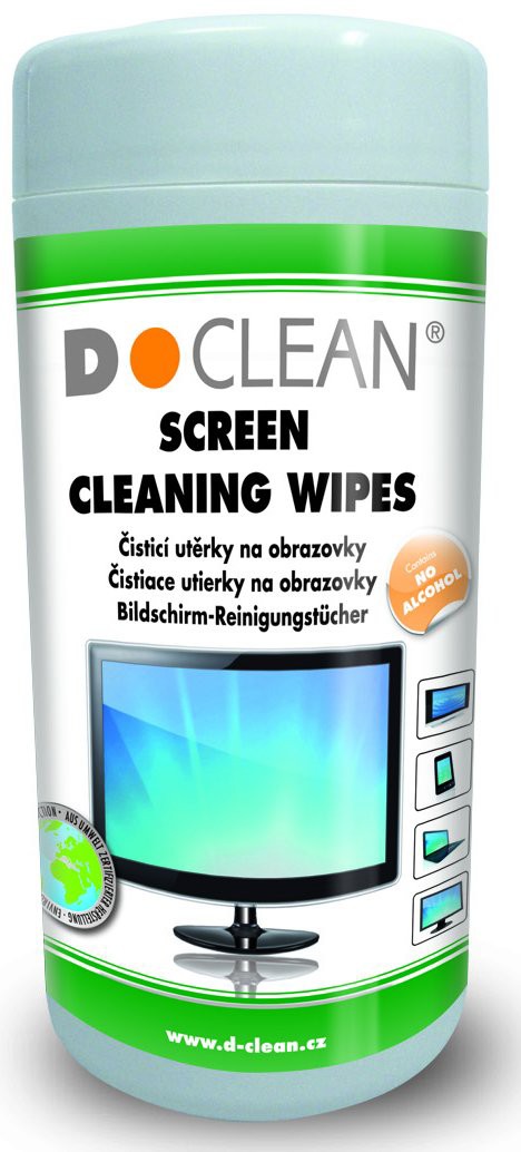 D-Clean navlhčené utěrky na obrazovky D11