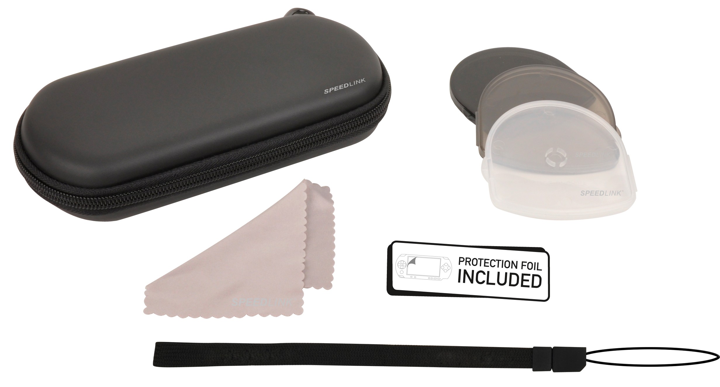 Speed Link 7-IN-1 Starter Kit SL-4852-BK - sada příslušenství pro PSP-E1000