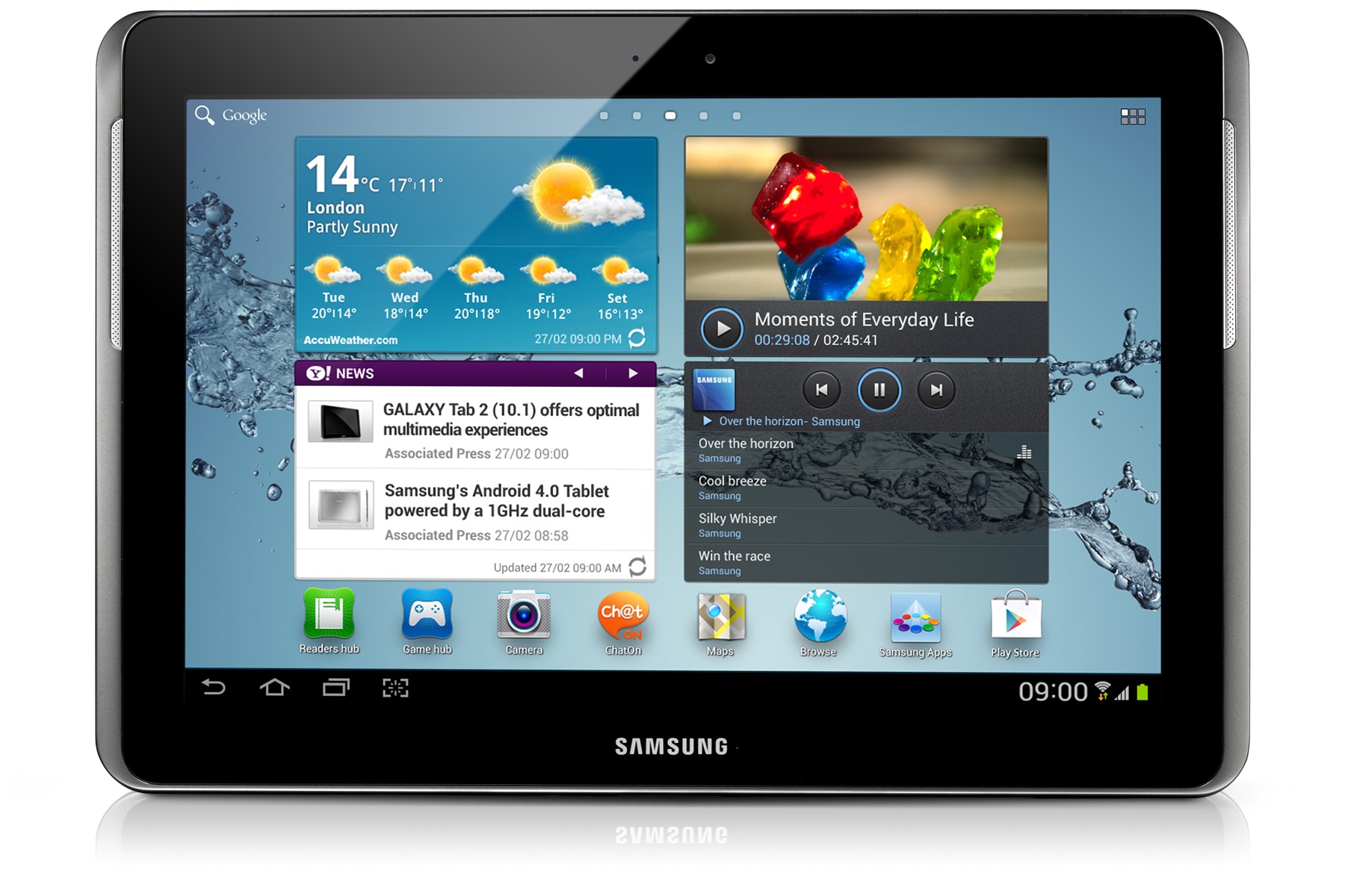 Samsung Galaxy Tab 2 P5100 10.1" 16GB 3G stříbrný GT-P5100TSAXEZ - tablet