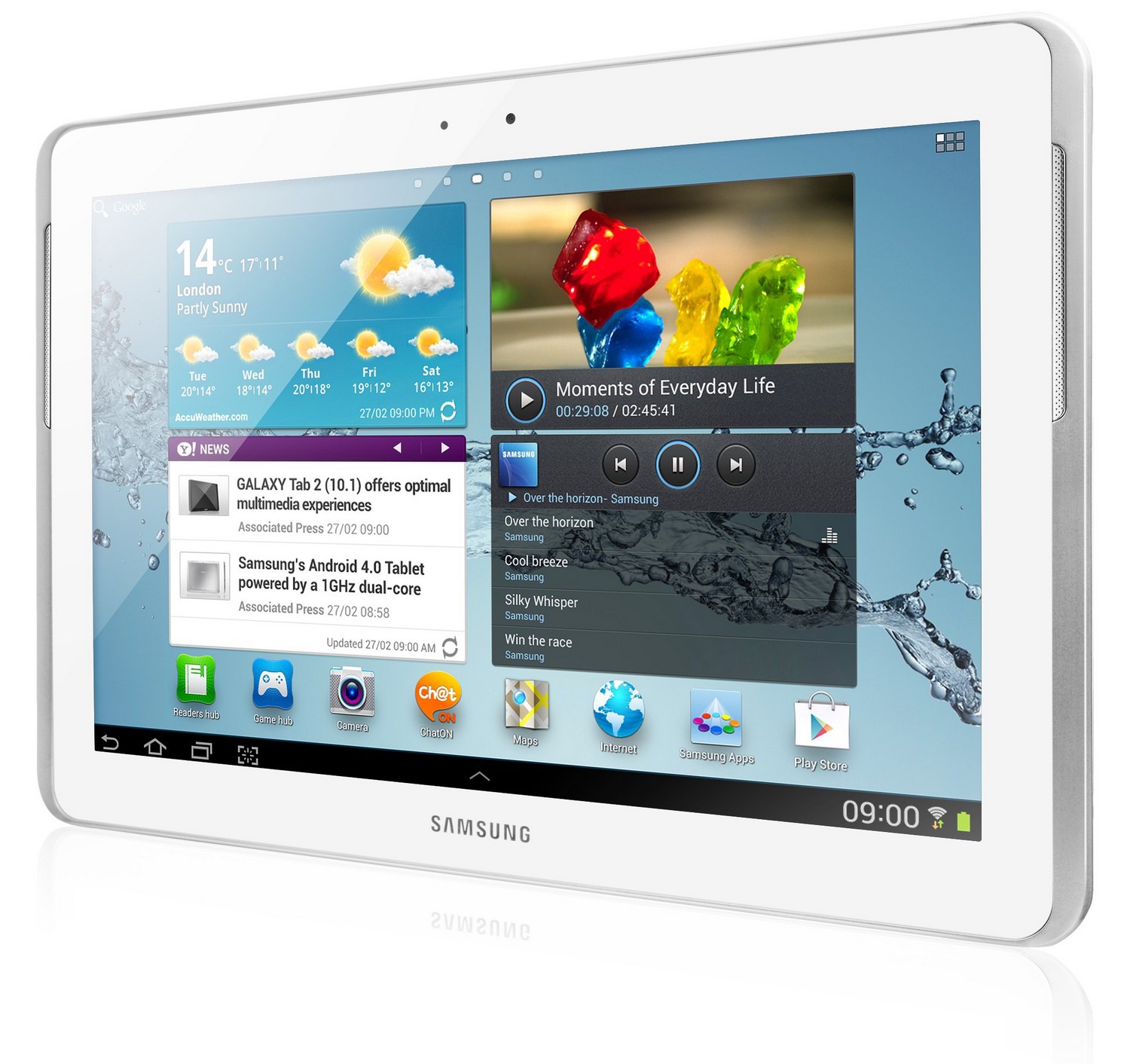 Samsung Galaxy Tab 2 GT-P5110TSAWE 10.1" 16GB WiFi biely – tablet
