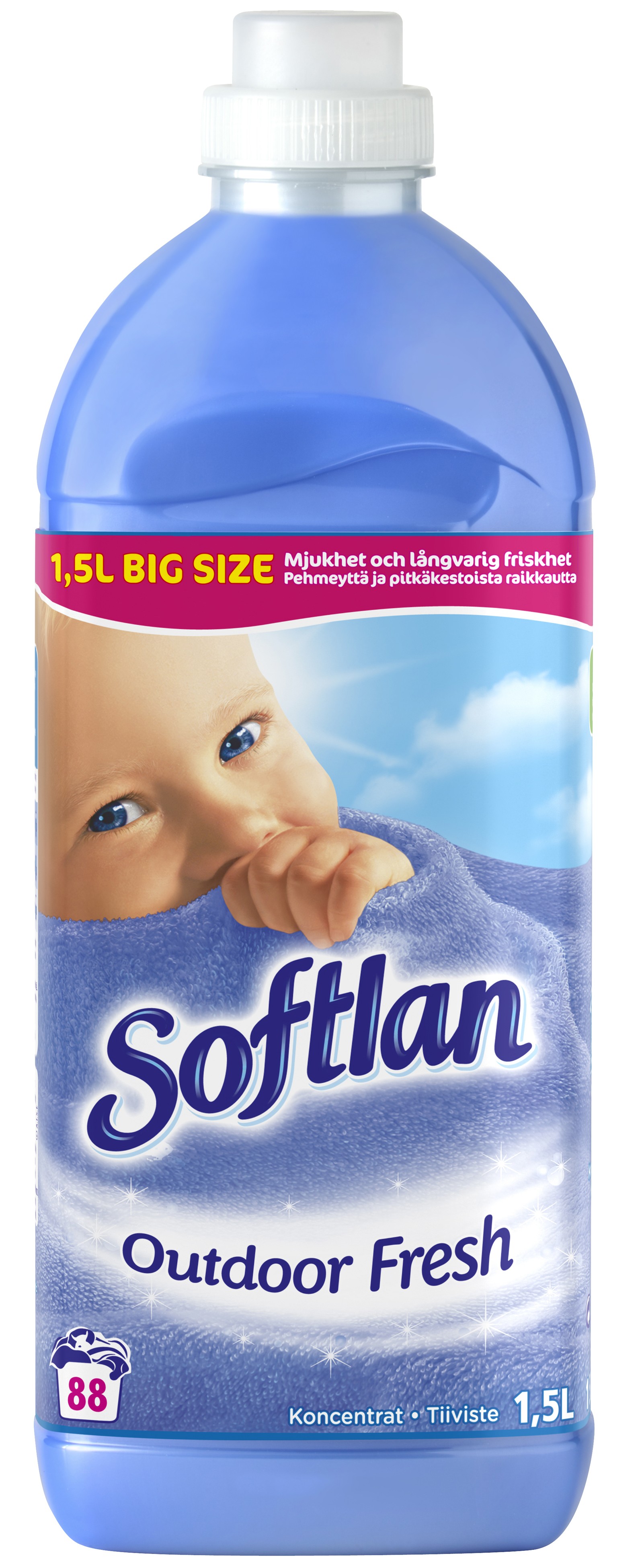 Softlan Ultra Outdoor Fresh huuhteluaine (1500 ml)