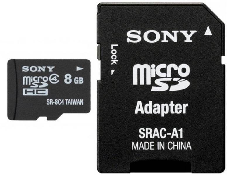 Sony Micro SDHC 8GB Class 4 SR8A4 - paměťová karta