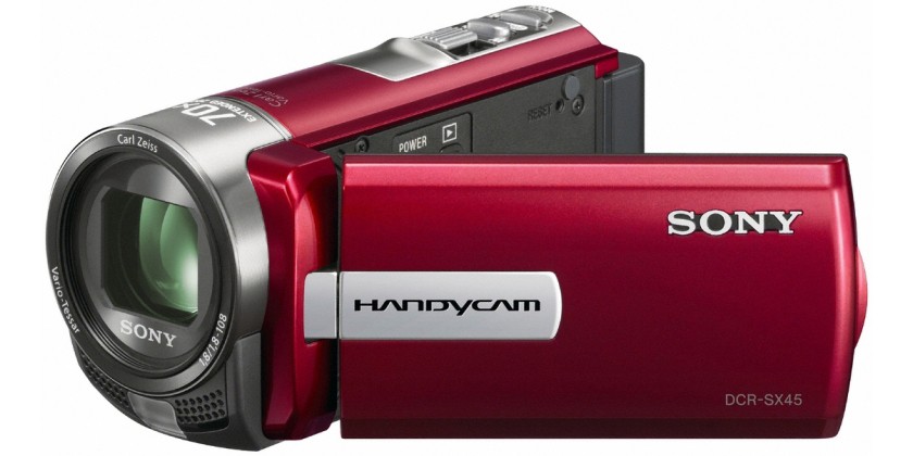 Sony DCR-SX45 červen&aacute; (red) - kamera