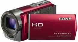 Sony HDR-CX130 červen&aacute; (red) - kamera