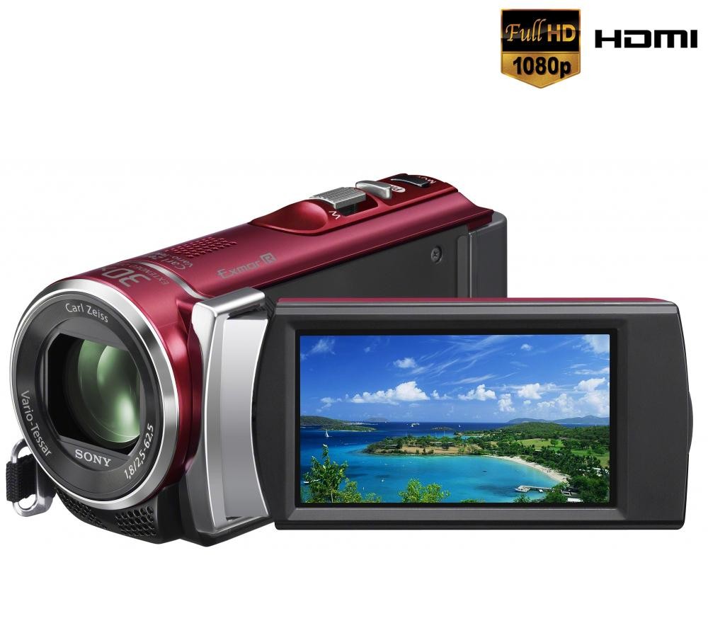Sony HDR-CX210 červen&aacute; (red) - kamera