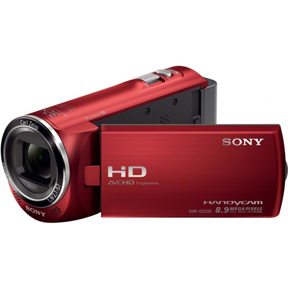 Sony HDR-CX220 (červená) - kamera