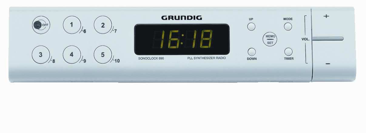 Grundig SONOCLOCK 690 - radiobud&iacute;k