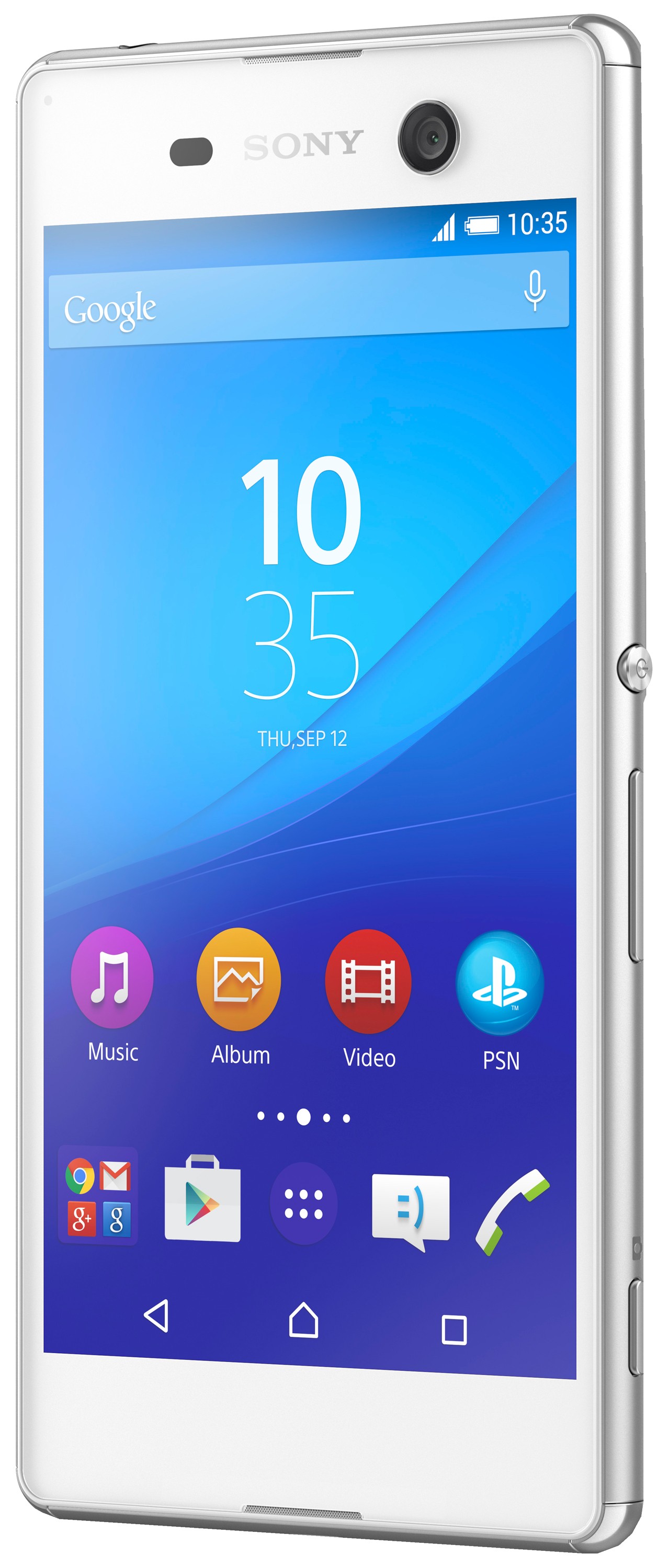 Sony Xperia M5 smarttelefon (hvit)