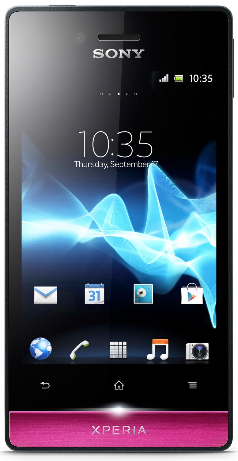Sony Xperia Miro (čierno-ružový) – mobil