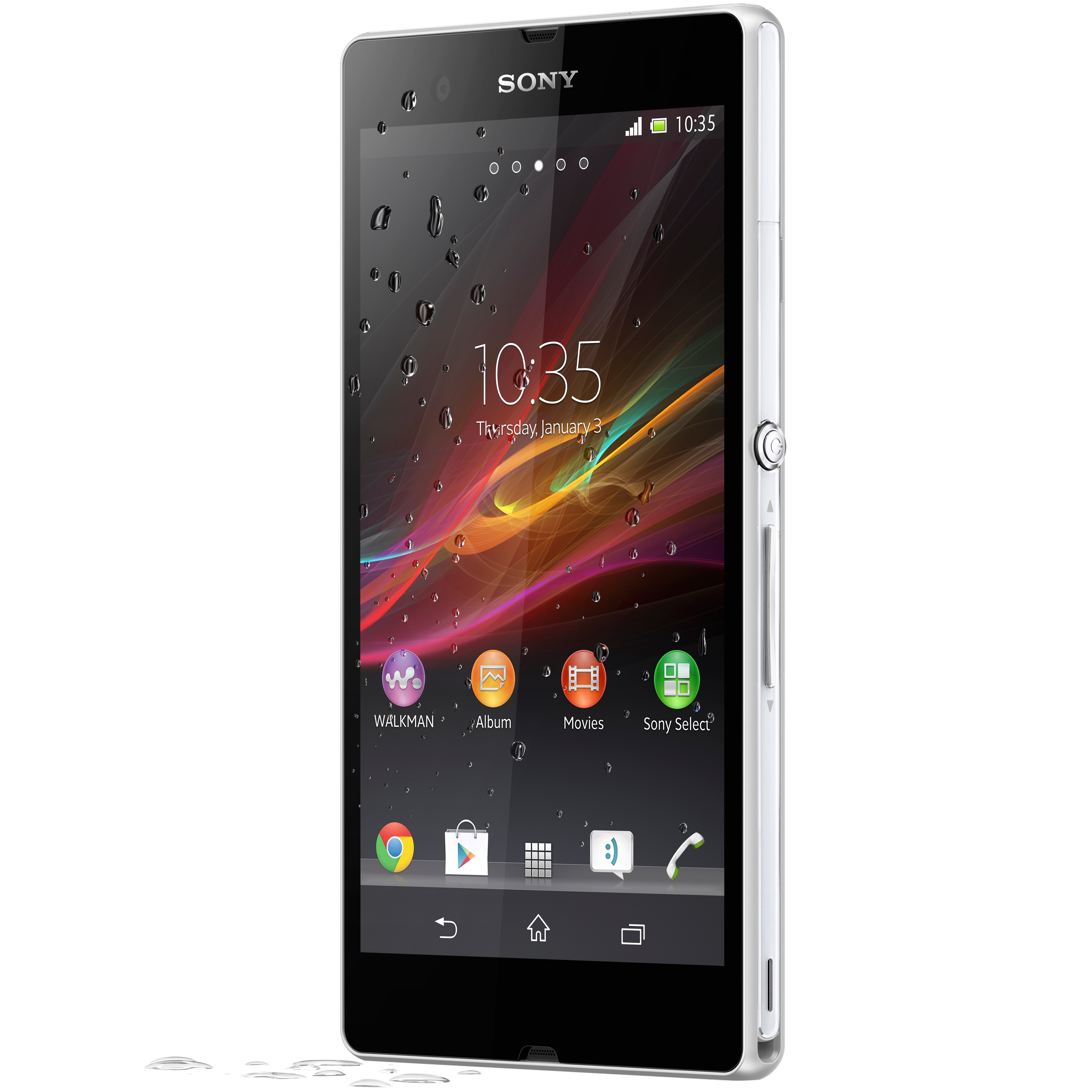 Sony Xperia Z smartphone (hvid)