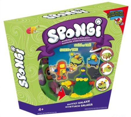 Spongi Crazy sada kluci Svítící galaxie EP01144