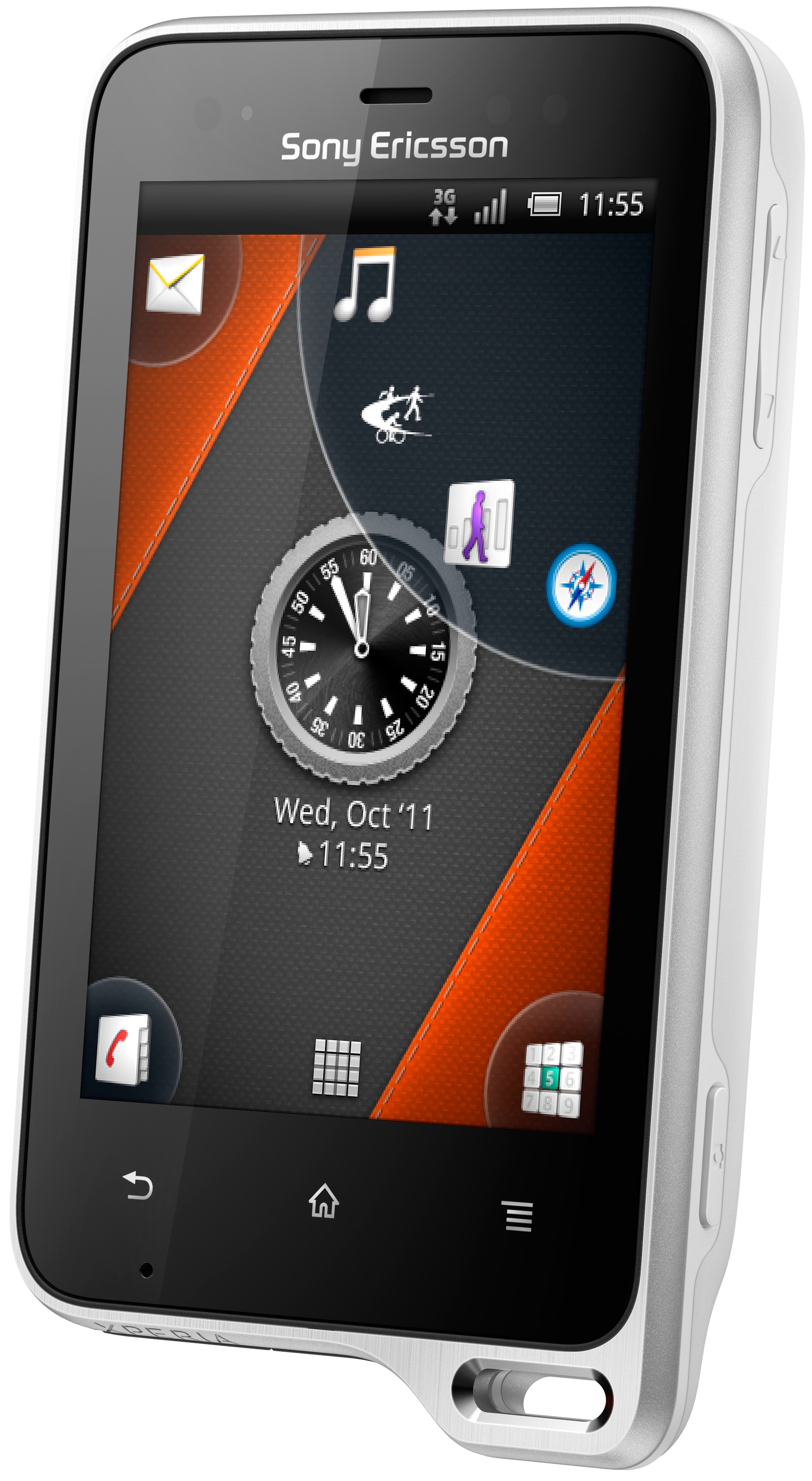 Sony Ericsson Xperia active ST17 Smartphone (svart