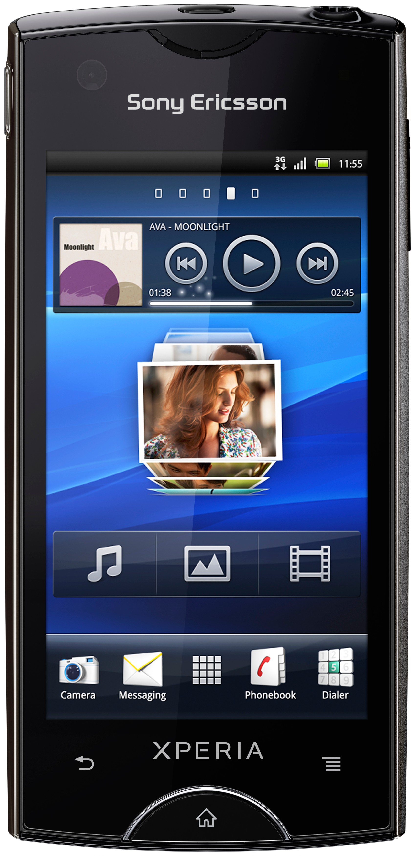 Sony Ericsson Xperia ray ST18i Smartphone (svart)