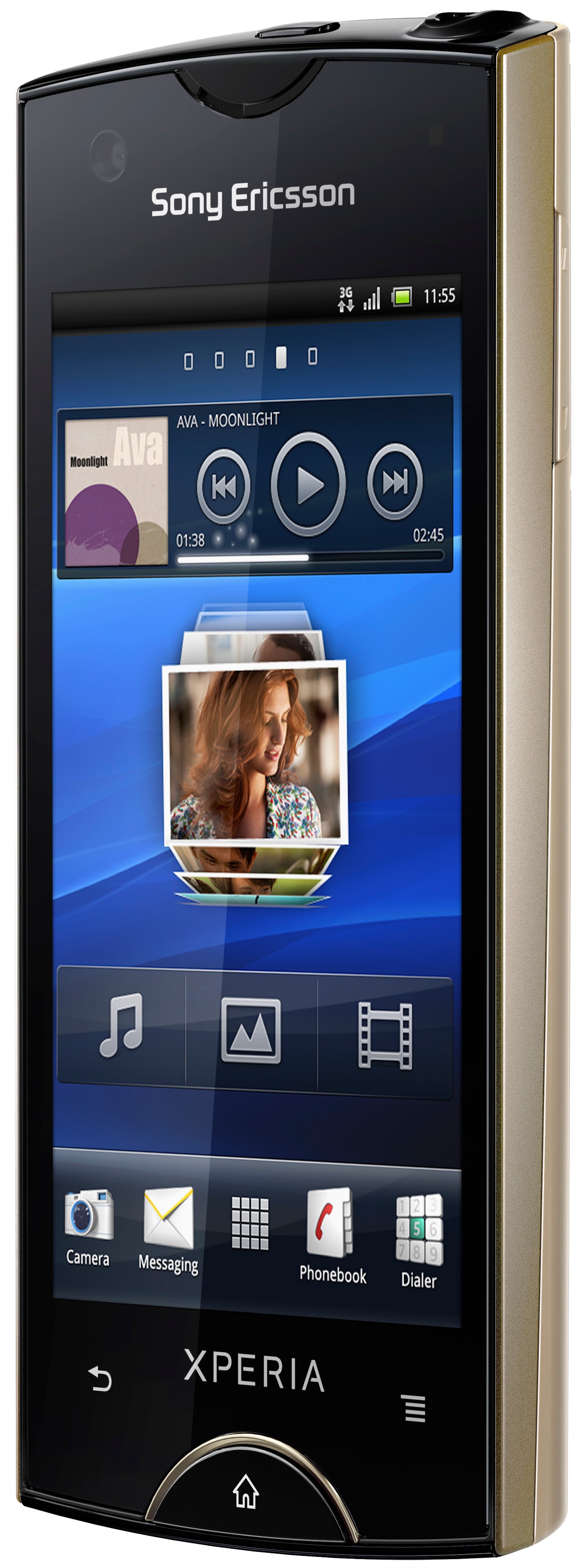 Sony Ericsson Xperia ray ST18i Smartphone (guld)