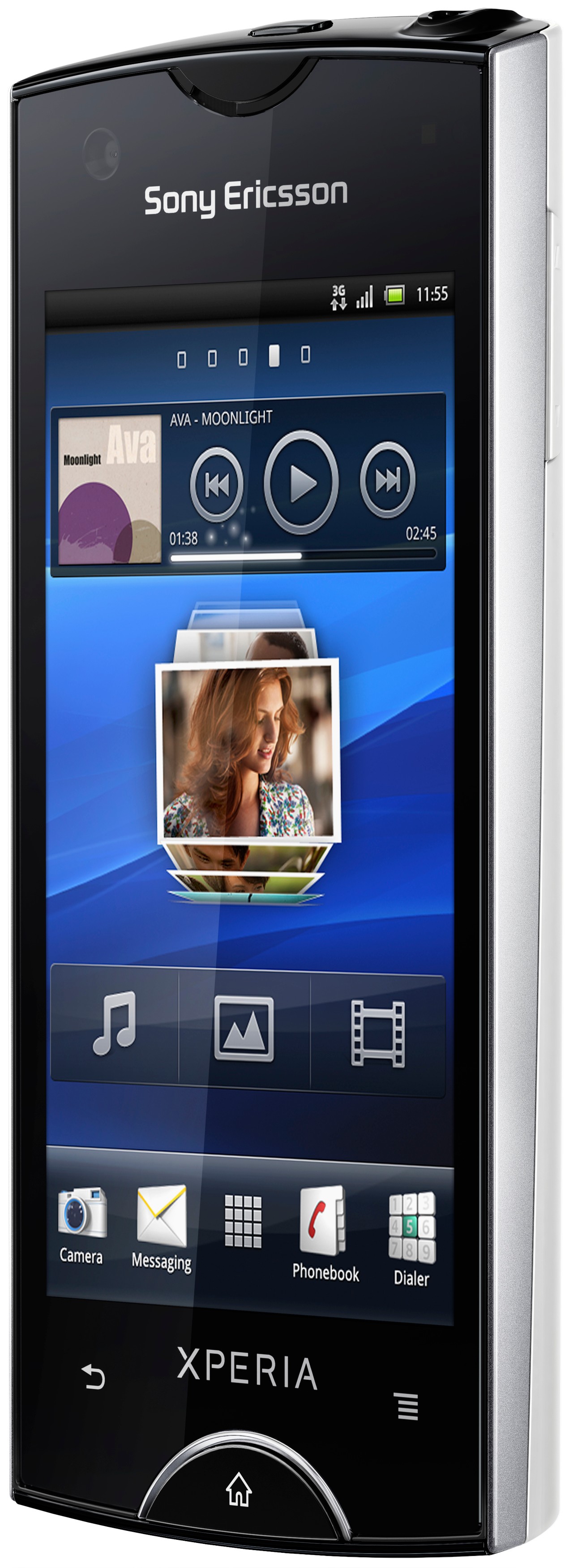 Sony Ericsson Xperia ray ST18i Smartphone (vit)