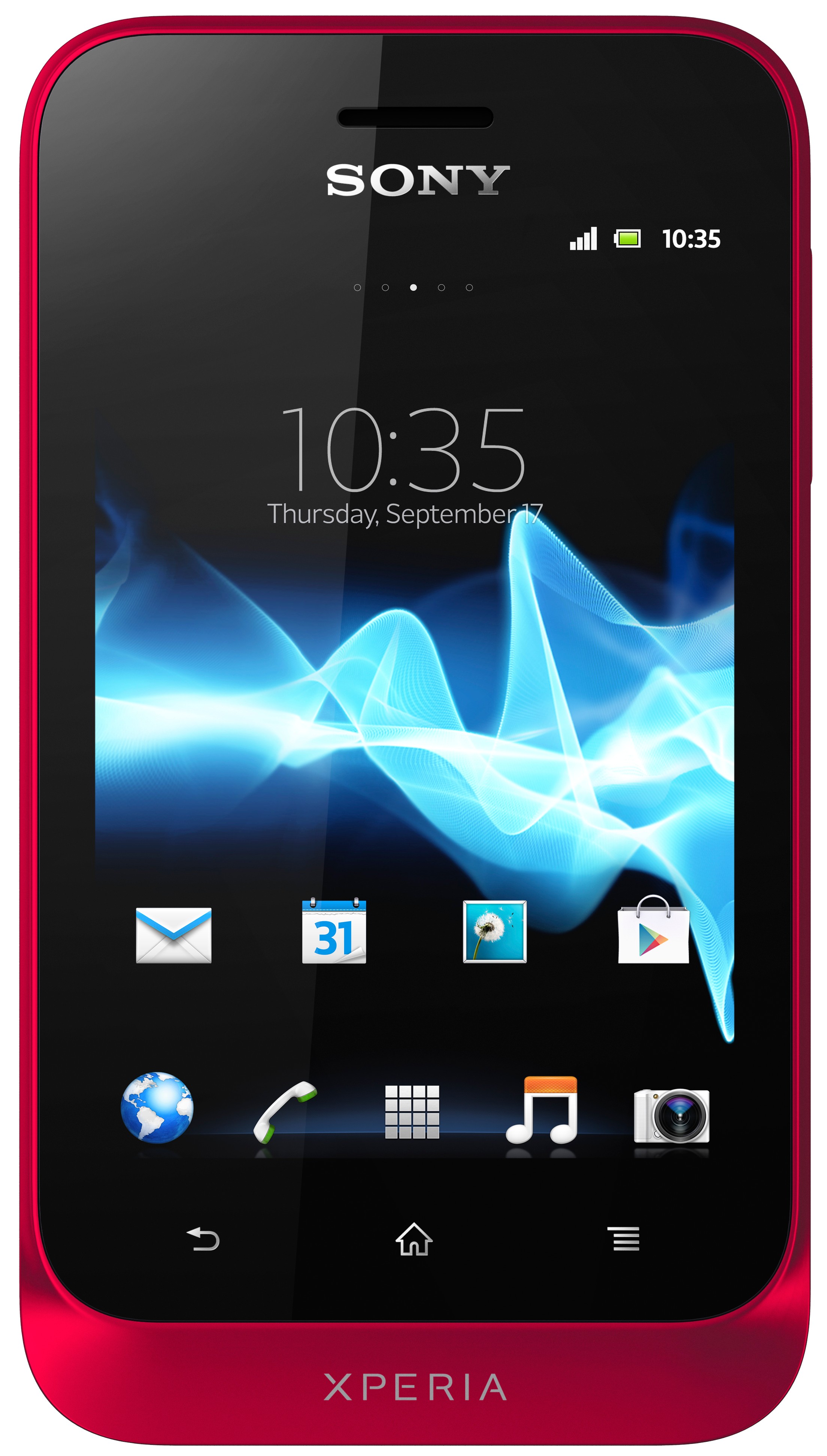 Sony Xperia Tipo ST21 smartphone (rød)