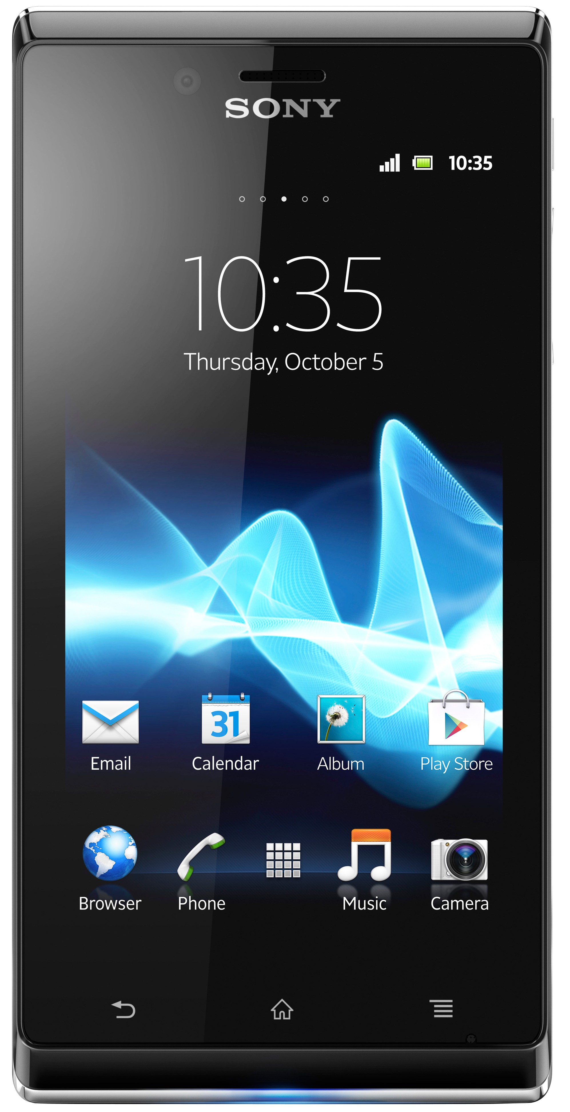 Sony Xperia J ST26i älypuhelin (musta)