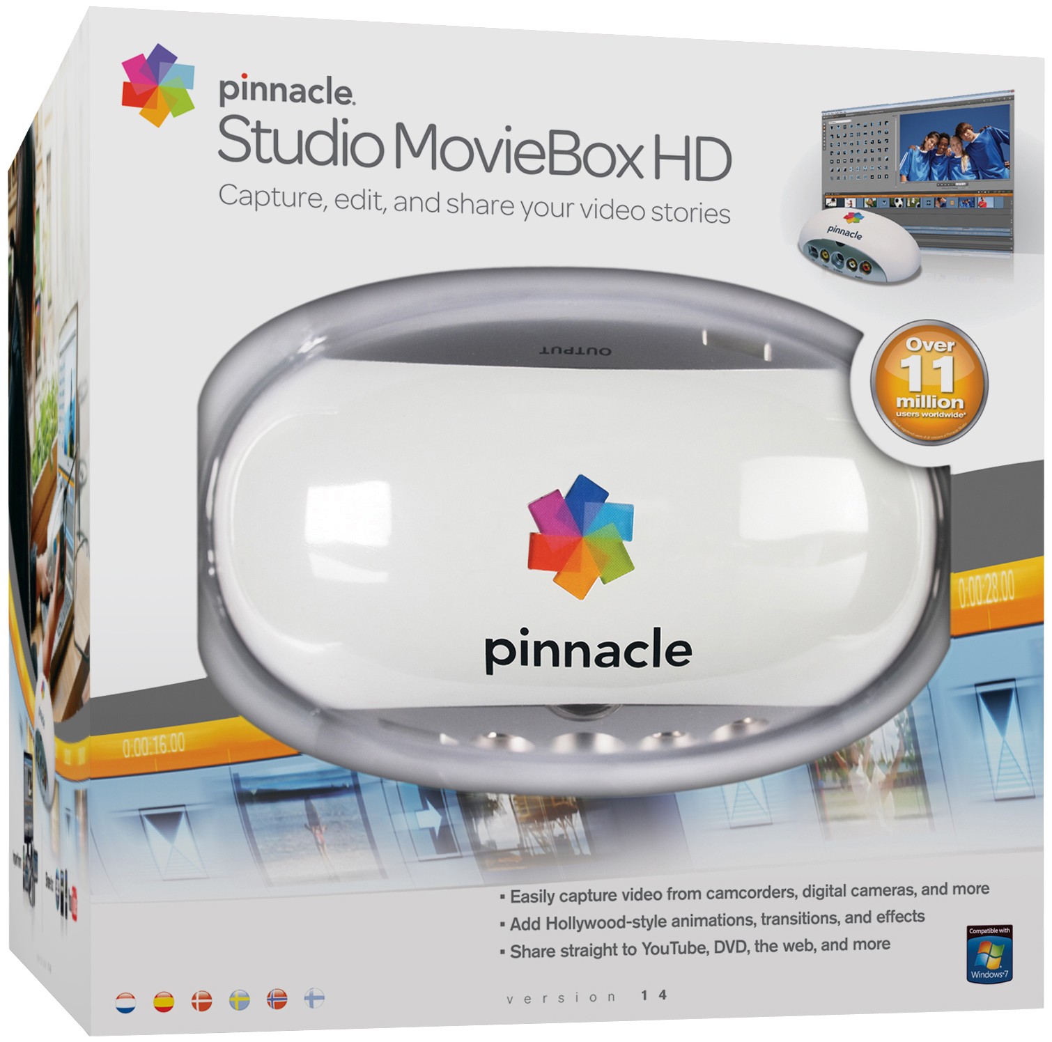 Pinnacle Studio MovieBox HD videoeditointi