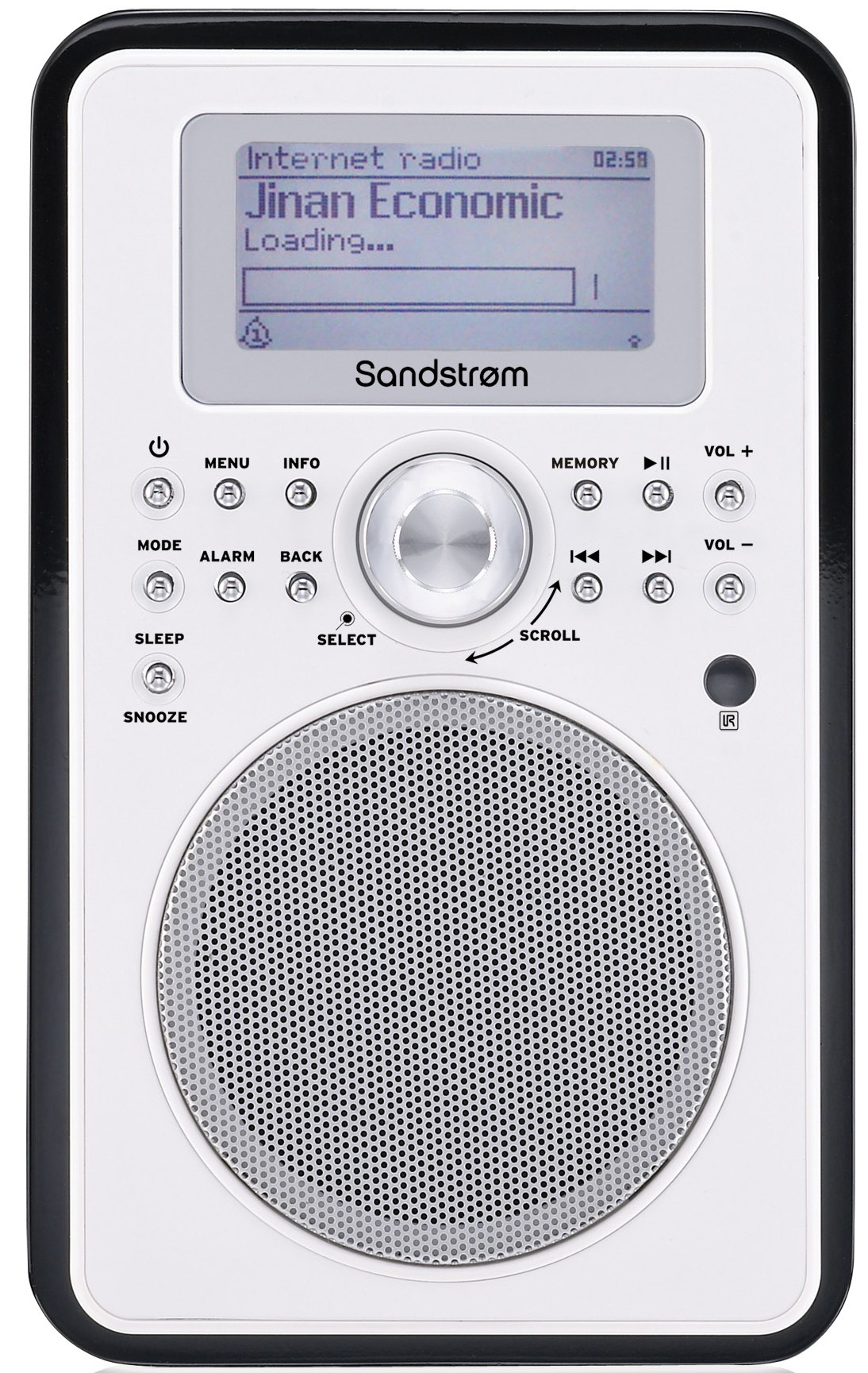 Sandstrøm DAB+/FM/Internet radio SVDIB12E (Sort)
