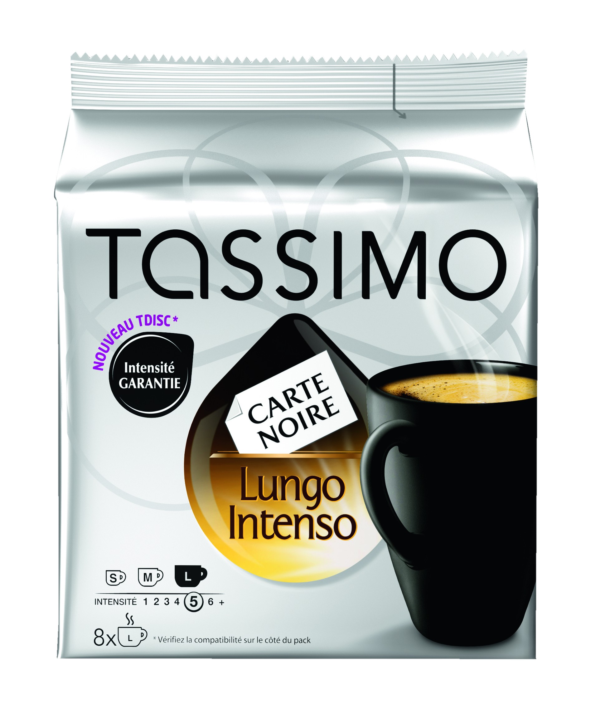 Tassimo Carte Noir kapsler - Lungo Intensivo