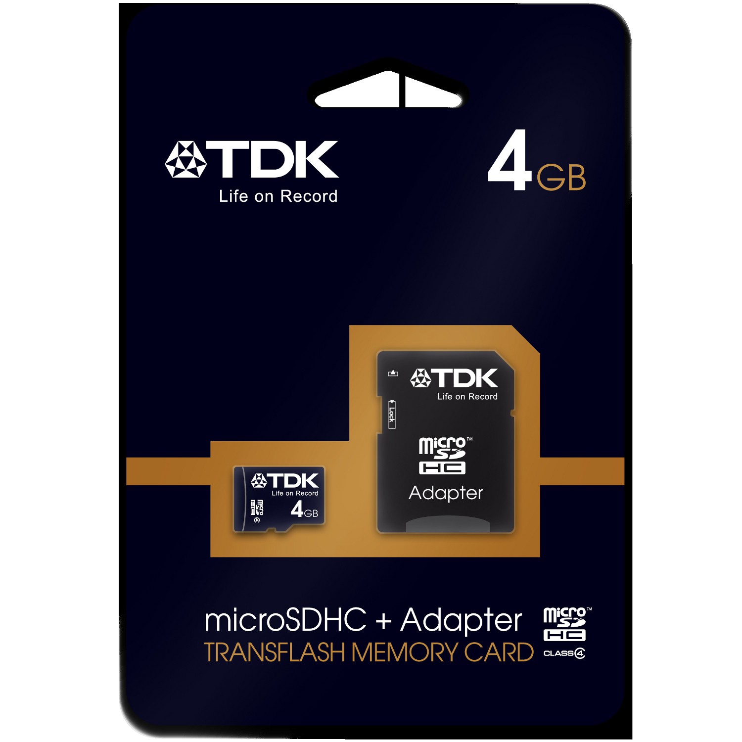 TDK microSDHC 4GB Class 4 - paměťová karta