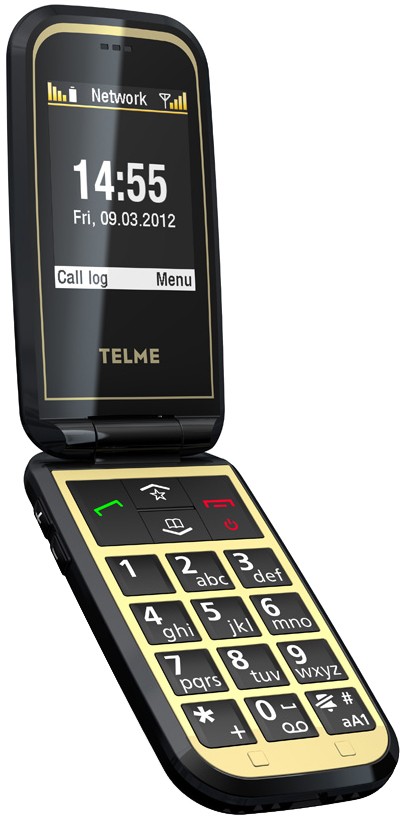 Emporia Telme F210 matkapuhelin (musta)