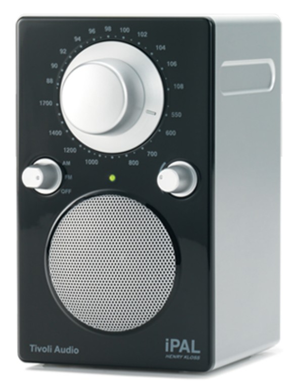 Tivoli Audio iPAL radio (musta/hopea)