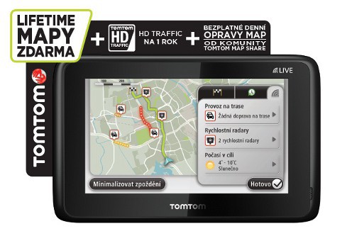 Tomtom GO LIVE 1005 Europe LifeTime - navigácia