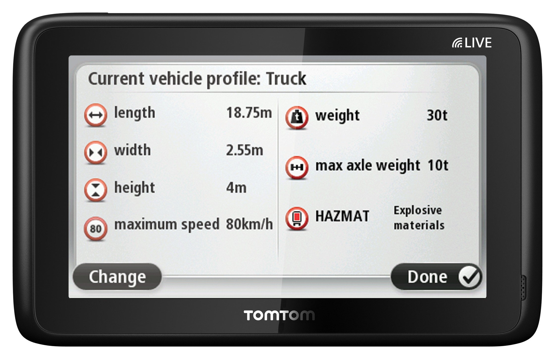 TomTom Pro 5150 EU Truck Live – GPS navigácia