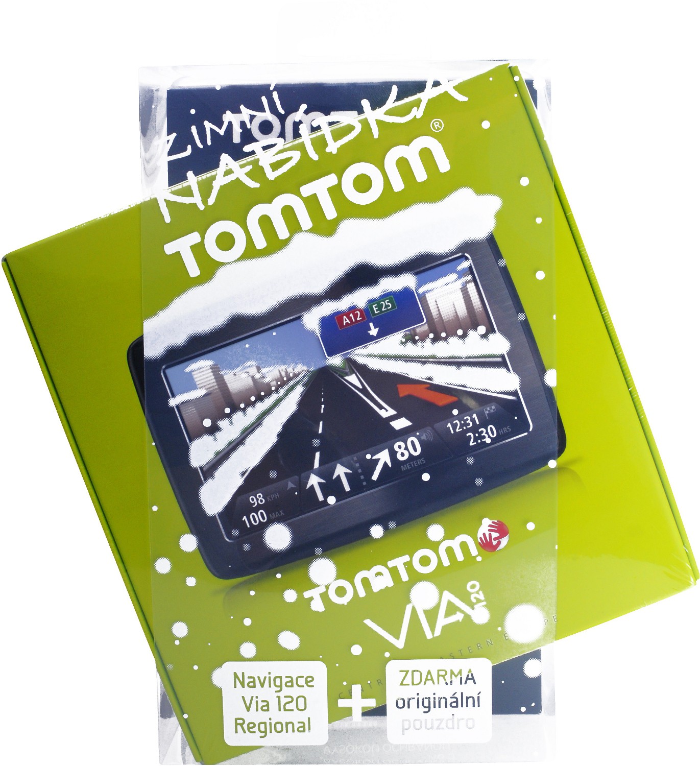 TomTom Via120 Regional - navigace + pouzdro