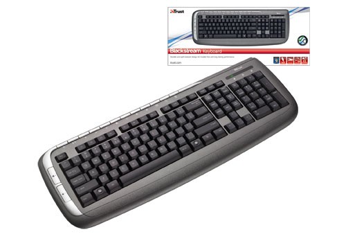 Trust Blackstream Keyboard SK - multimedi&aacute;lna USB kl&aacute;vesnica