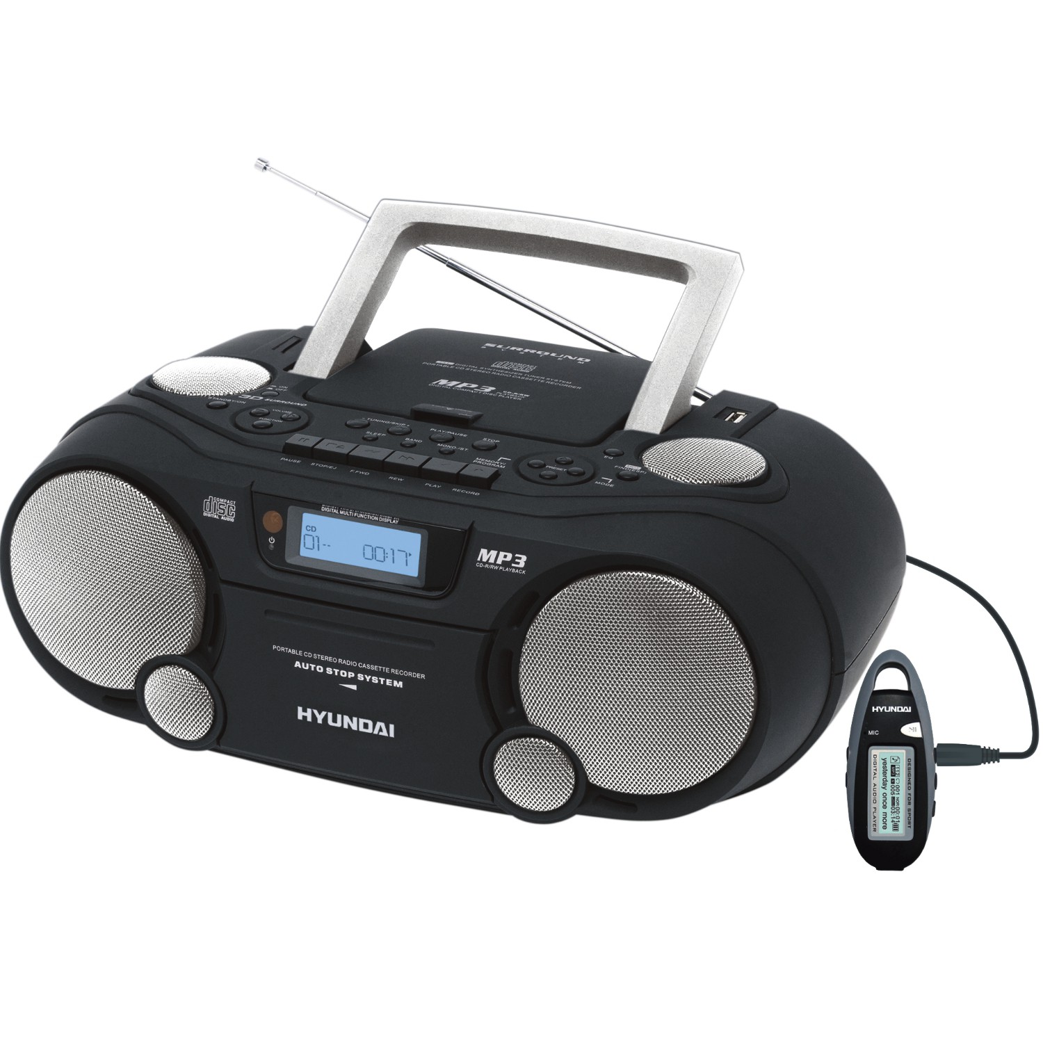 Hyundai TRC 802 DRSU3 - r&aacute;dio s CD