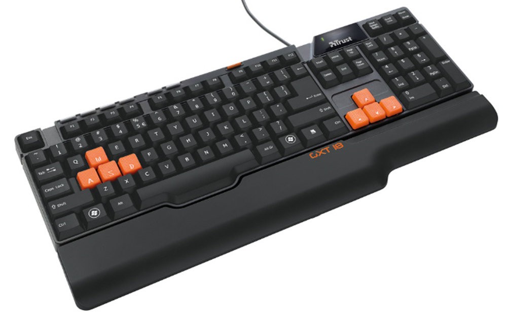 Trust GXT 18 Gaming Keyboard, 17468 - kl&aacute;vesnice