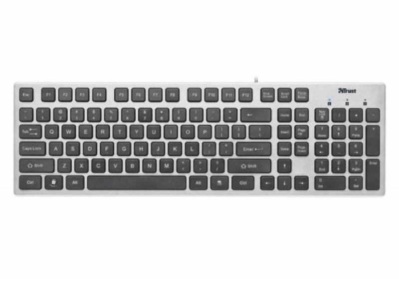 Trust Isla Keyboard SK - tenká klávesnica