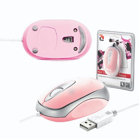 Trust Mini Travel Pink - optická myš