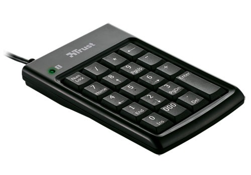 Trust Numeric Keypad & USB Hub KP-1200p 14522 – numerická klávesnica