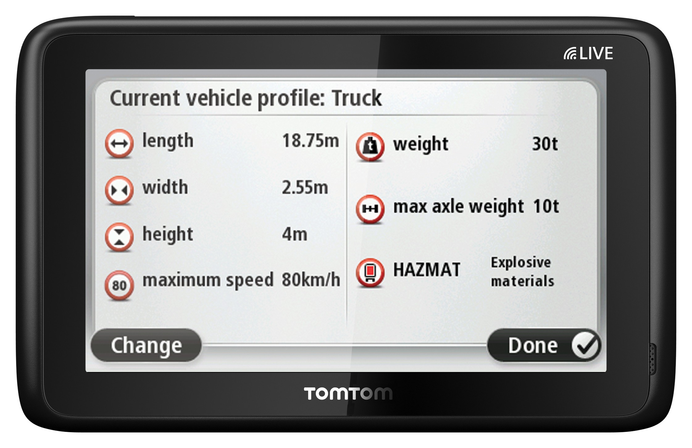 TomTom Pro 5150 EU Truck Live-GPS