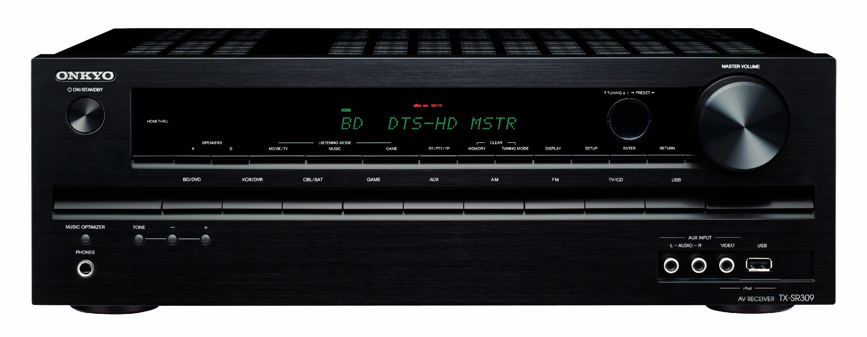 Onkyo 5.1 Receiver TX-SR309 (svart)