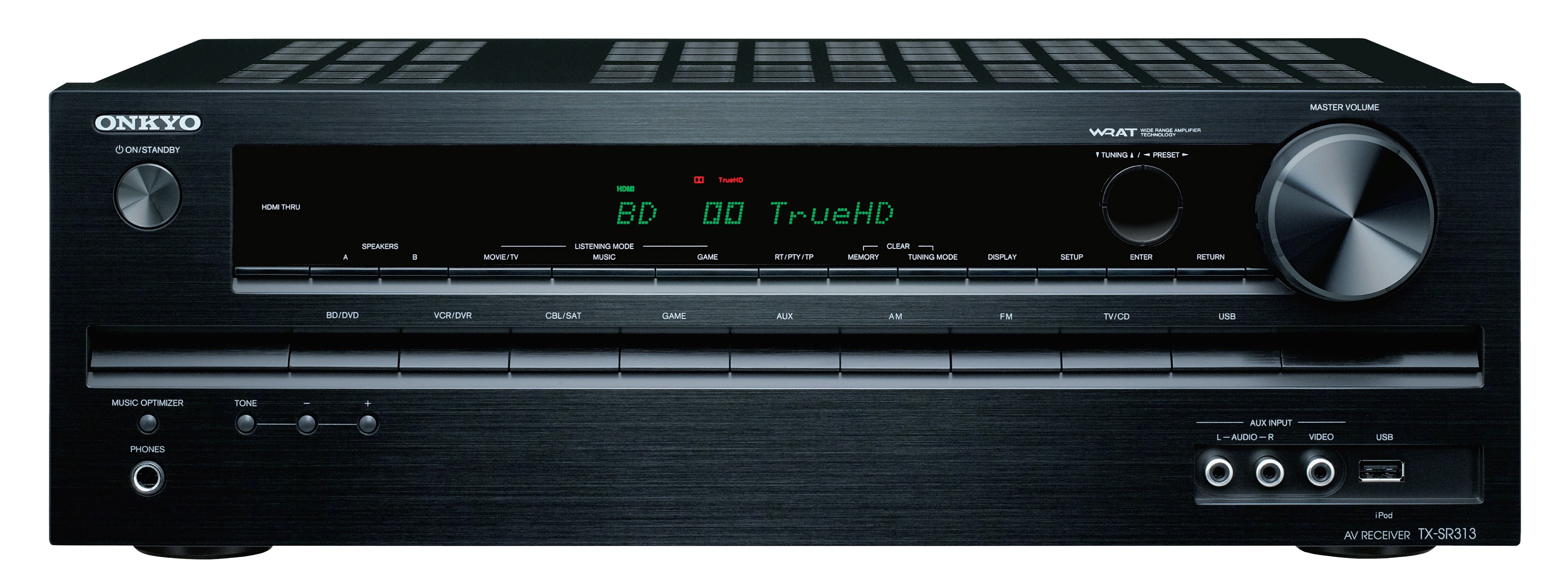 Onkyo 5.1 surround receiver TX-SR313 (sort)
