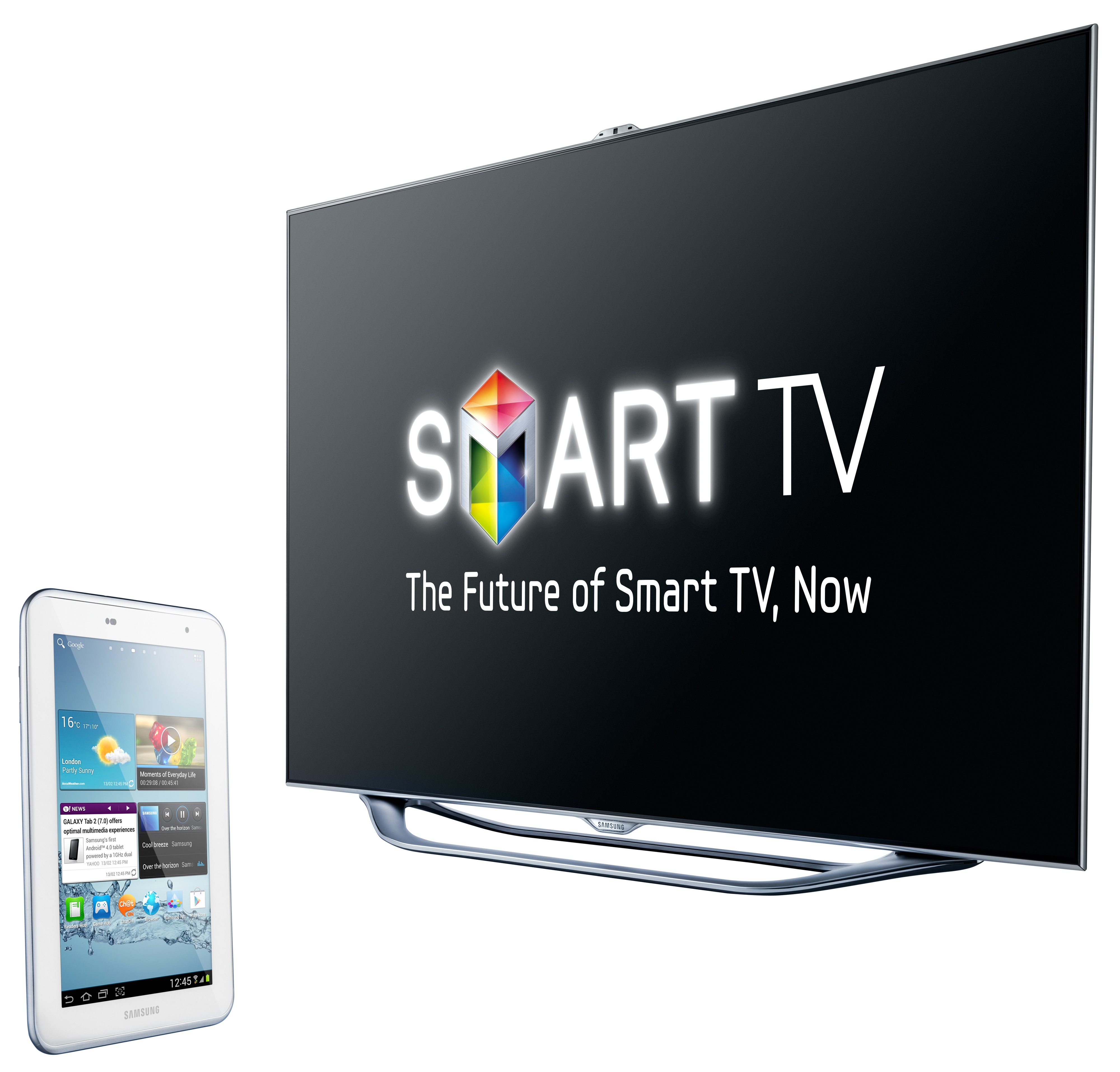 Samsung 55" 8 Serie SMART-TV ES8005 + 7" Galaxy Tab II