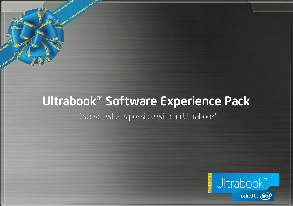 Ultrabook Software Experience Pack