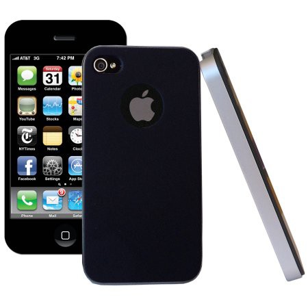 iPhone 4 hard cover (Sort)
