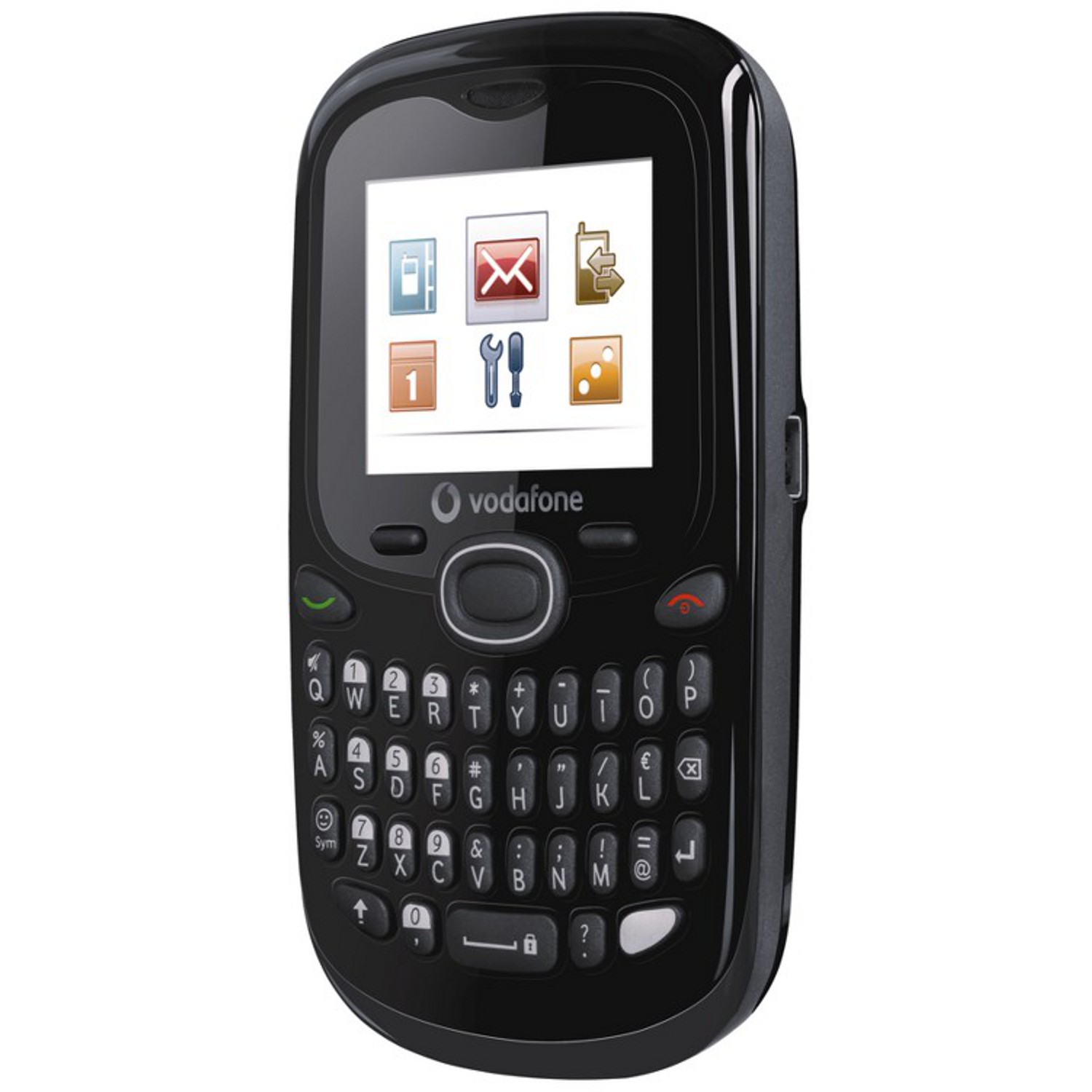 Vodafone 345 QWERTY čern&yacute; (black) - mobil