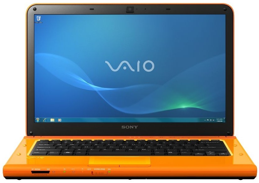 Sony Vaio CA3S1E/D, displej 14", oranžov&yacute;, notebook