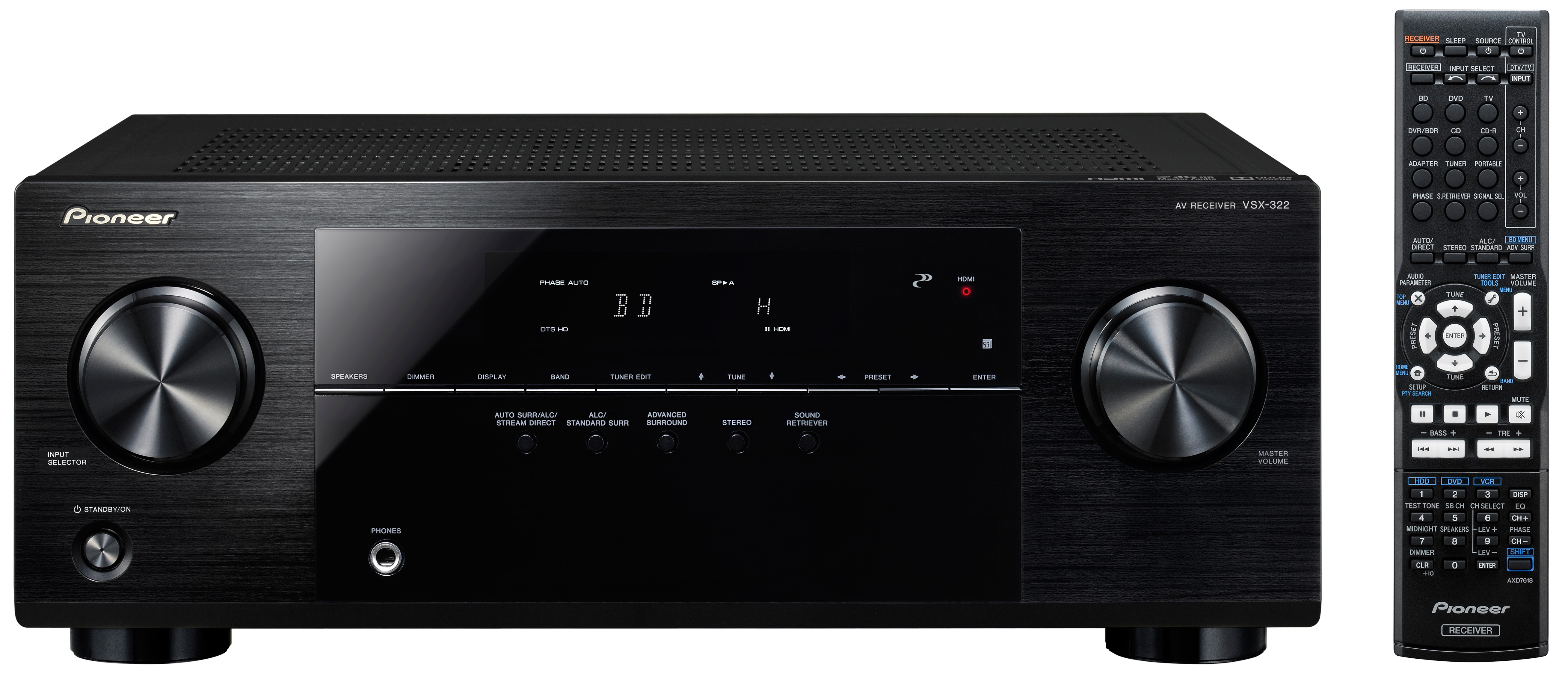 Pioneer 5.1 surround receiver VSX-322-K