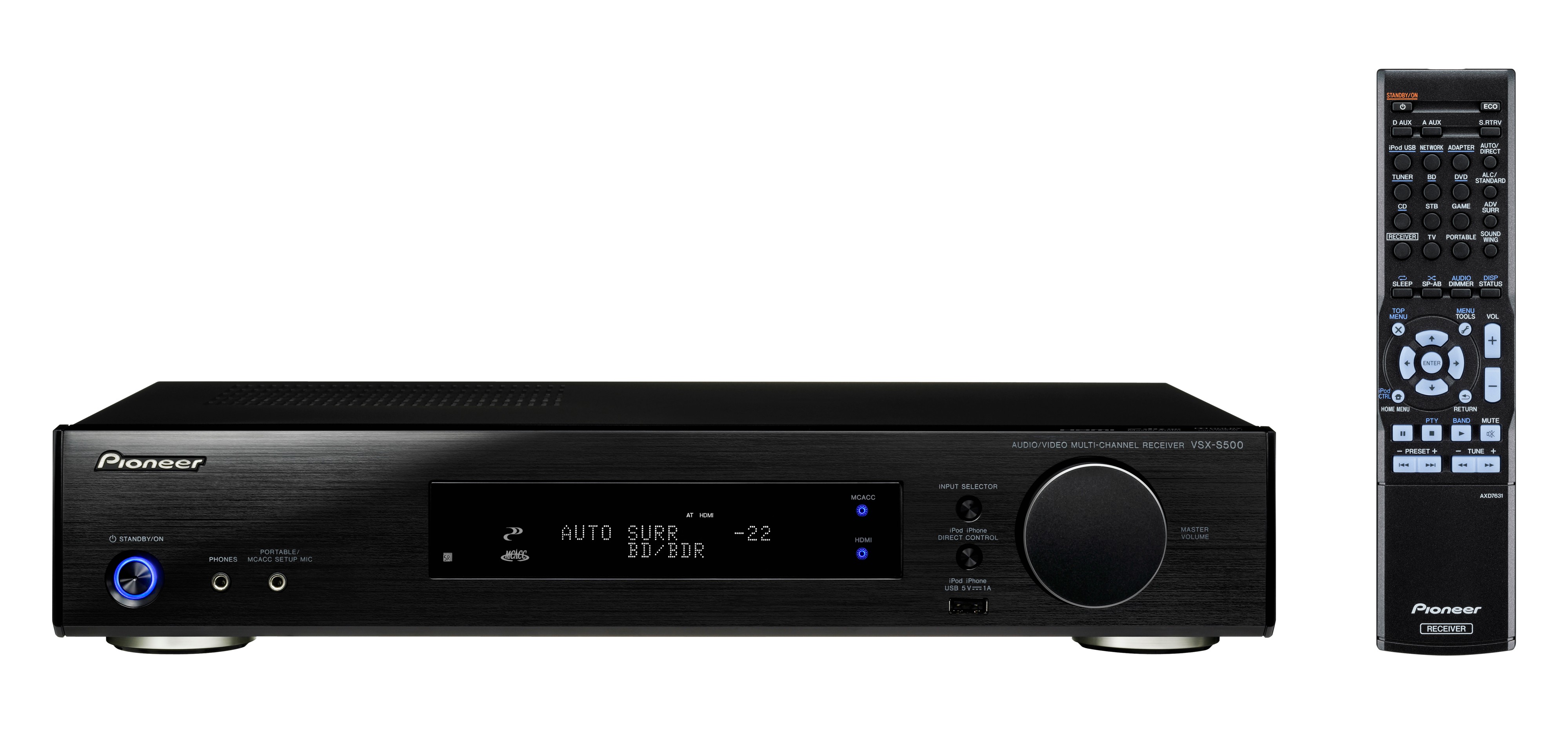 Pioneer 5.1 viritinvahvistin VSX-S500-K