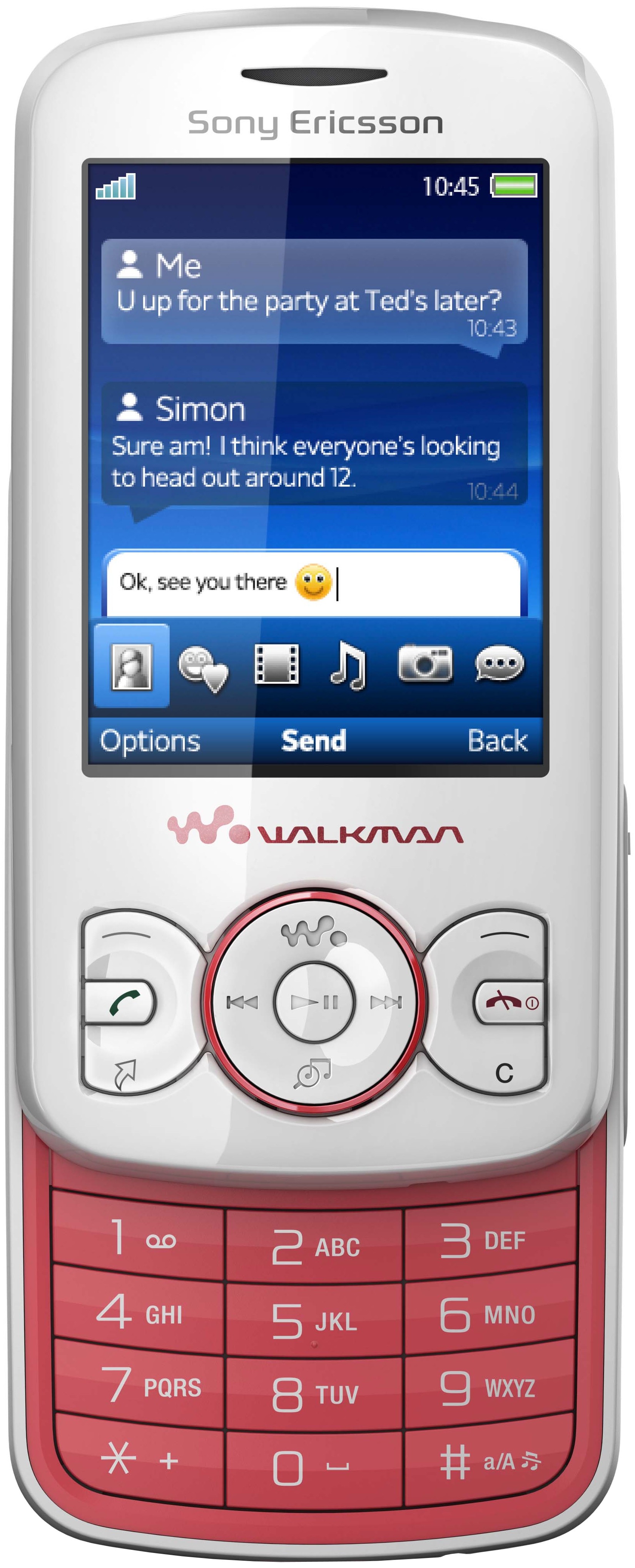 Sony Ericsson W100i Spiro Pink